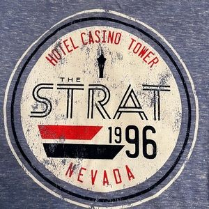 Adult Tee The STRAT Hotel Casino Tower, Nevada, 1996, Cotton/polyester mix, NWT